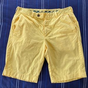 Brooks Brothers Yellow Shorts 34
